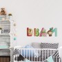 Watercolor Alphabet With Animals Wall Decal Sticker