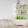 Kids Watercolor Green Plants Wall Decal Sticker
