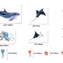Kids Undersea Animals Wall Decal Sticker