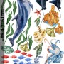 Kids Undersea Animals Wall Decal Sticker
