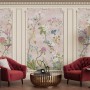 Colorful Chinoiserie Floral Wallpaper Mural