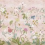 Colorful Chinoiserie Floral Wallpaper Mural