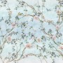 Watercolor Chinoiserie Floral Peony Blossom Wallpaper Mural