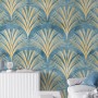 Soft Gatsby Style Art Deco Wallpaper Mural
