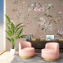 Vintage Blossoms With Birds Wallpaper Mural