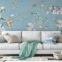 Vintage Blossoms With Birds Wallpaper Mural