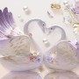 3D Embossed Look Swan Wallpaper Mural