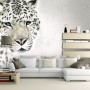 3D Look Monochrome Tiger Wallpaper Mural