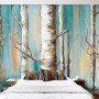 Oil Painting Tree Branch Wallpaper Mural