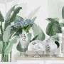 Fresh Green Tropical Leaf Wallpaper Mural