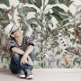 Forest with Monkey and Lemur Wallpaper Mural
