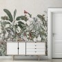 Forest with Monkey and Lemur Wallpaper Mural