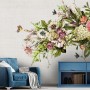 Vintage Hydrangea Floral Wallpaper Mural