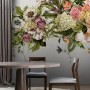 Vintage Hydrangea Floral Wallpaper Mural