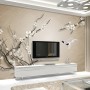 Vintage Floral Plum Blossom Wallpaper Mural