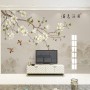 Vintage Plum Blossom Floral Wallpaper Mural