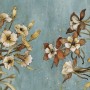Watercolor Vintage Floral Wallpaper Mural