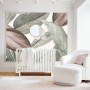 Vintage Leaf Wallpaper Mural