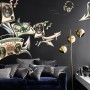 Vintage Music Old Radio and Headphone Wall Decal Sticker