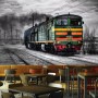 Vintage Railway Wallpaper Mural
