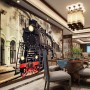Vintage Train Wagon Railway Wallpaper Mural