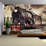 Vintage Train Wagon Railway Wallpaper Mural