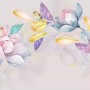 Colorful Magnolia Flowers and Birds Wallpaper Mural