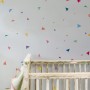 Kids Watercolor Colorful Little Triangle Wall Decal Sticker