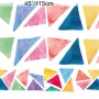 Kids Watercolor Colorful Little Triangle Wall Decal Sticker