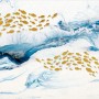 Sea Wave and Fish Wallpaper Mural