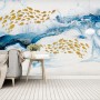 Sea Wave and Fish Wallpaper Mural