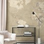 Brown & Brown Political World Map Wallpaper Mural
