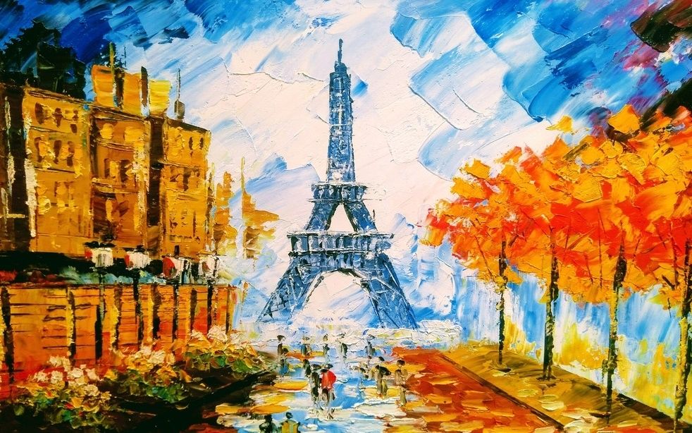 Wallpaper 2025 oil painting