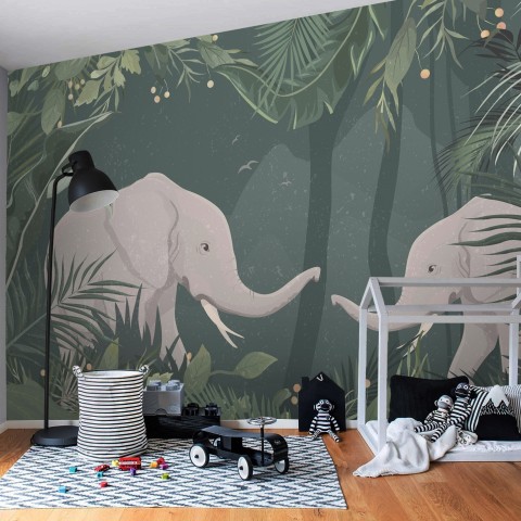 hollister wallpaper elephants