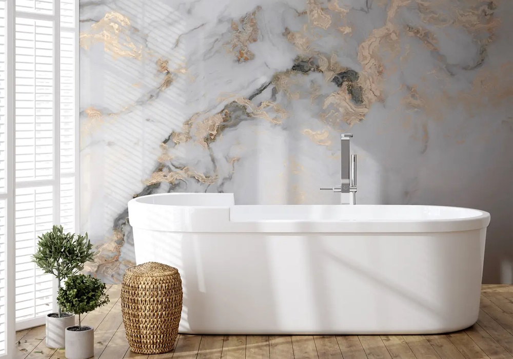 Abstract Marble Wallpaper Mural